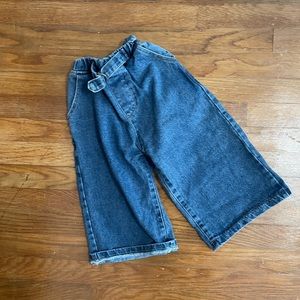 Wide leg jeans